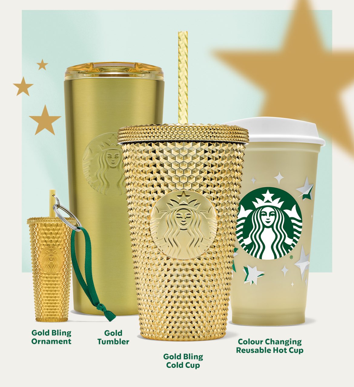 Well This Is New on X: Gold Bling Cups! 🌟 At Starbucks now @starbucksuk # starbucks #gold #goldbling #coffee #coffeecup #tumbler #wellthisisnew   / X