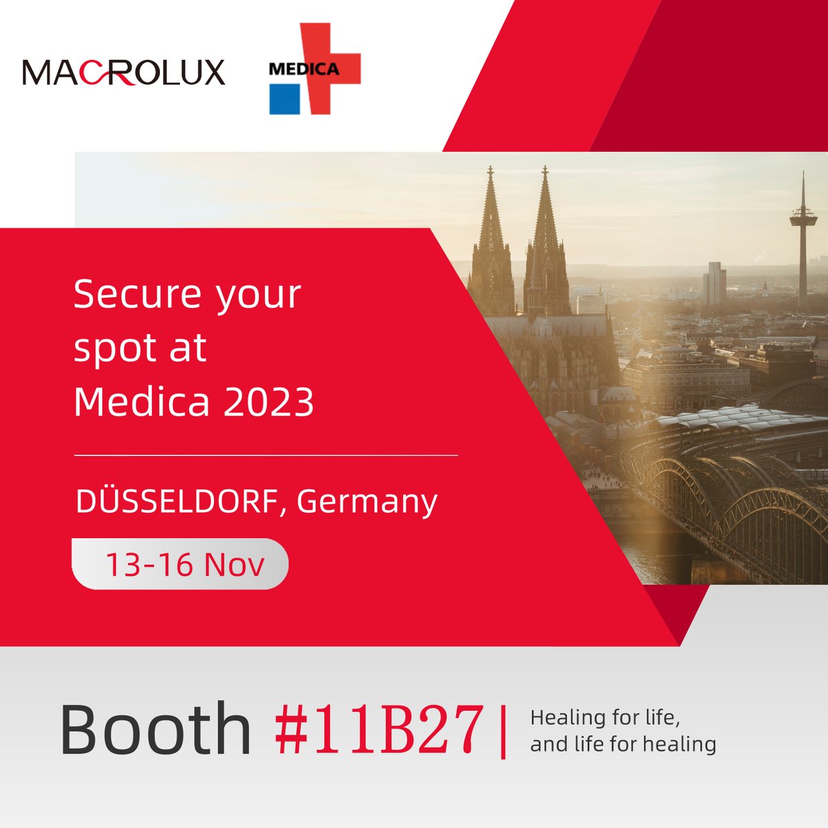 MacroLux Medical (@macroluxmedical) on Twitter photo 🌟 Get Ready for #MEDICA2023: Shaping the Future of Healthcare! 🏥💡
We're thrilled to announce our participation at #MEDICA 2023.Join us at our booth 11B27 to discover the latest advancements in #singleuse digital #endoscope. Stay tuned for live demos, expert insights, 🚀💊 🌟 Get Ready for #MEDICA2023: Shaping the Future of Healthcare! 🏥💡
We're thrilled to announce our participation at #MEDICA 2023.Join us at our booth 11B27 to discover the latest advancements in #singleuse digital #endoscope. Stay tuned for live demos, expert insights, 🚀💊