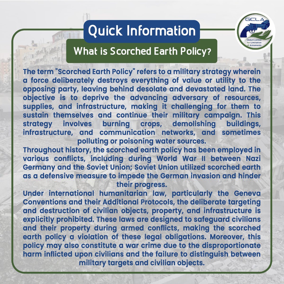 Global Coalition for Limitation of Armaments -GCLA tweet media