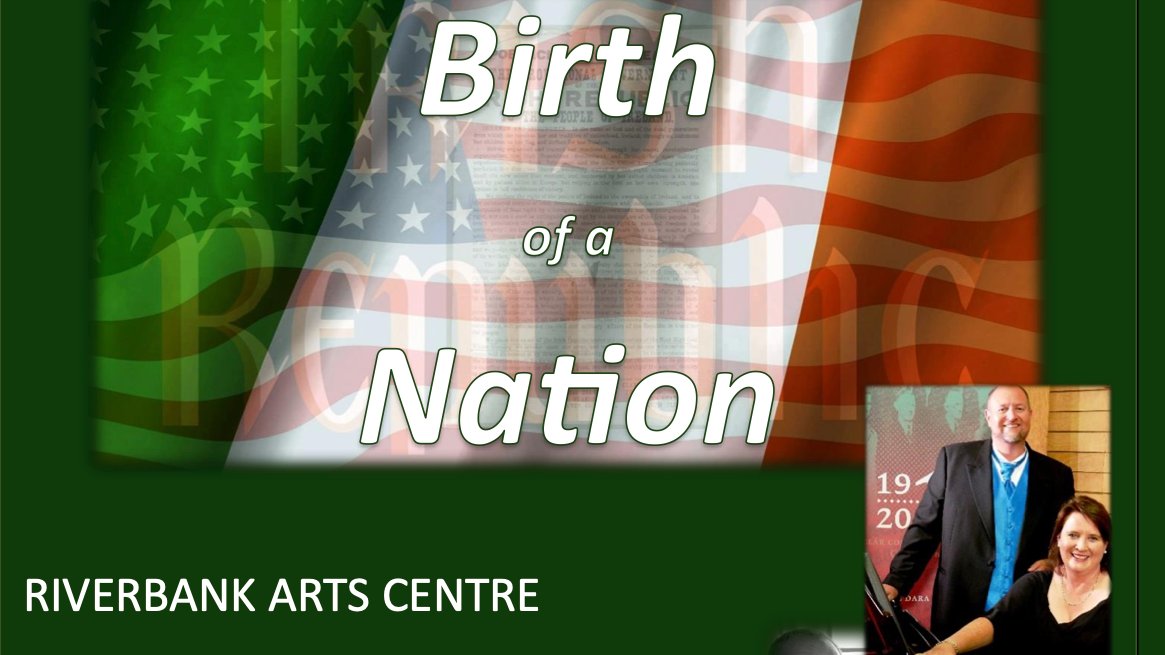 'Birth of a Nation' at Riverbank
kilcullenbridge.blogspot.com/2023/11/birth-…

The final show from the County Kildare Decade of Commemorations Committee, a concert on Thursday 9 November in the Riverbank Arts Centre, will feature tenor Paul Linehan, with Anne Cullen on piano and violin.