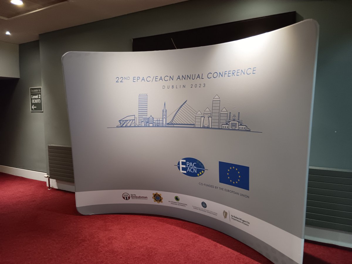 PolicingAuthIRL's tweet image. Excited to be partnering with @GardaOmbudsman, @GSINSP and @gardainfo for the 22nd Annual EPAC Conference @CrokePark! Our team is hard at work setting up to welcome anti-corruption agencies from across Europe. Stay tuned for updates! #EPACEACN23