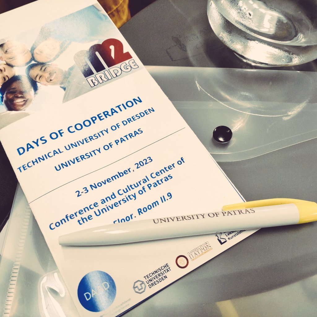 ILK_TUDresden's tweet photo. Despite the challenging weather conditions βοΈ, the π»ππͺπ€ π π ππ π π‘ππ£ππ₯ππ π @upatras π¬π·π€π»π©πͺ started today! The event promotes the exchange in the framework of the #DAAD project #M2BRIDGE and explores further potentials for the partnership. https://t.co/8q1pnvnWYF