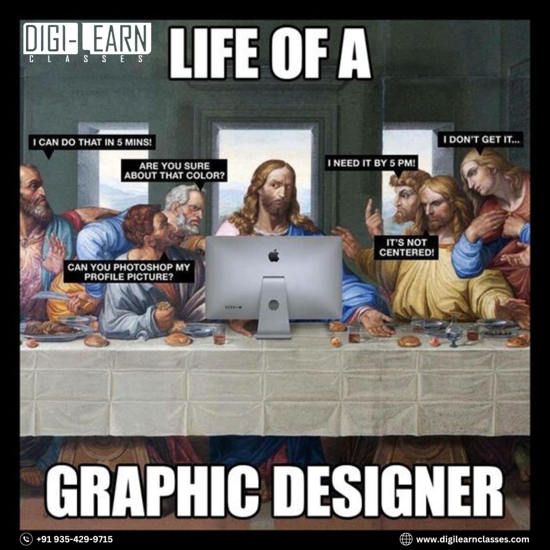 digilearnclass's tweet image. Graphic Design | Life Of A Graphic Designer | Graphic Designer Memes | Designers Of Instagram | Adobe Creative Cloud | Creative Design | Digital Marketing Course | Graphic Design Course
#digitalmarketingcourse #graphicdesignerlife #graphicdesignmemes #illustratorart  #webdesign