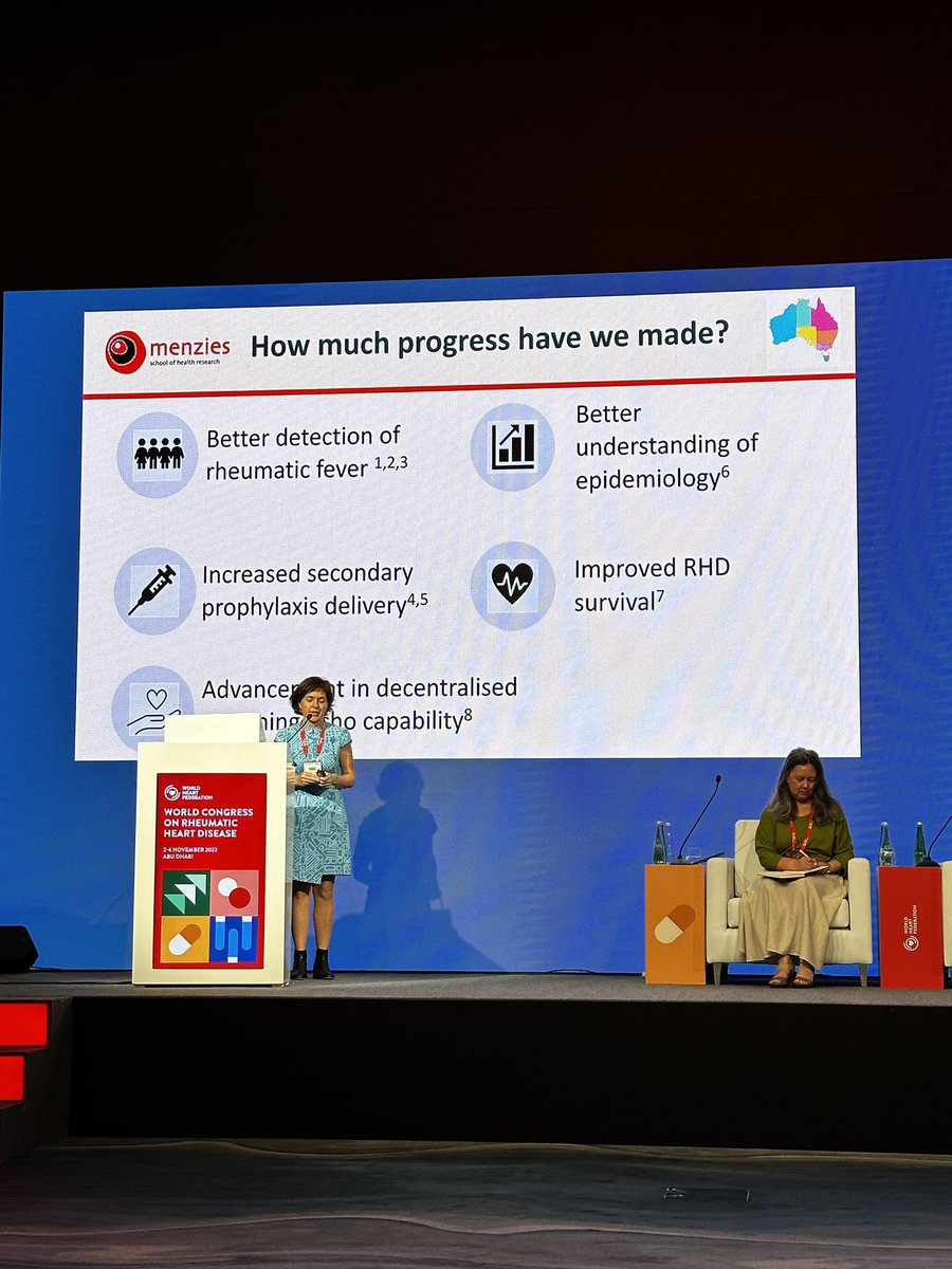 Excellent talks by <a href="/RosemaryWyber/">Rosemary Wyber</a> @annapralph highlighting the need for evidence based environmental health approaches to reduce the burden of rheumatic heart disease. #RHDCONGRESS <a href="/END_RHD/">END RHD</a>