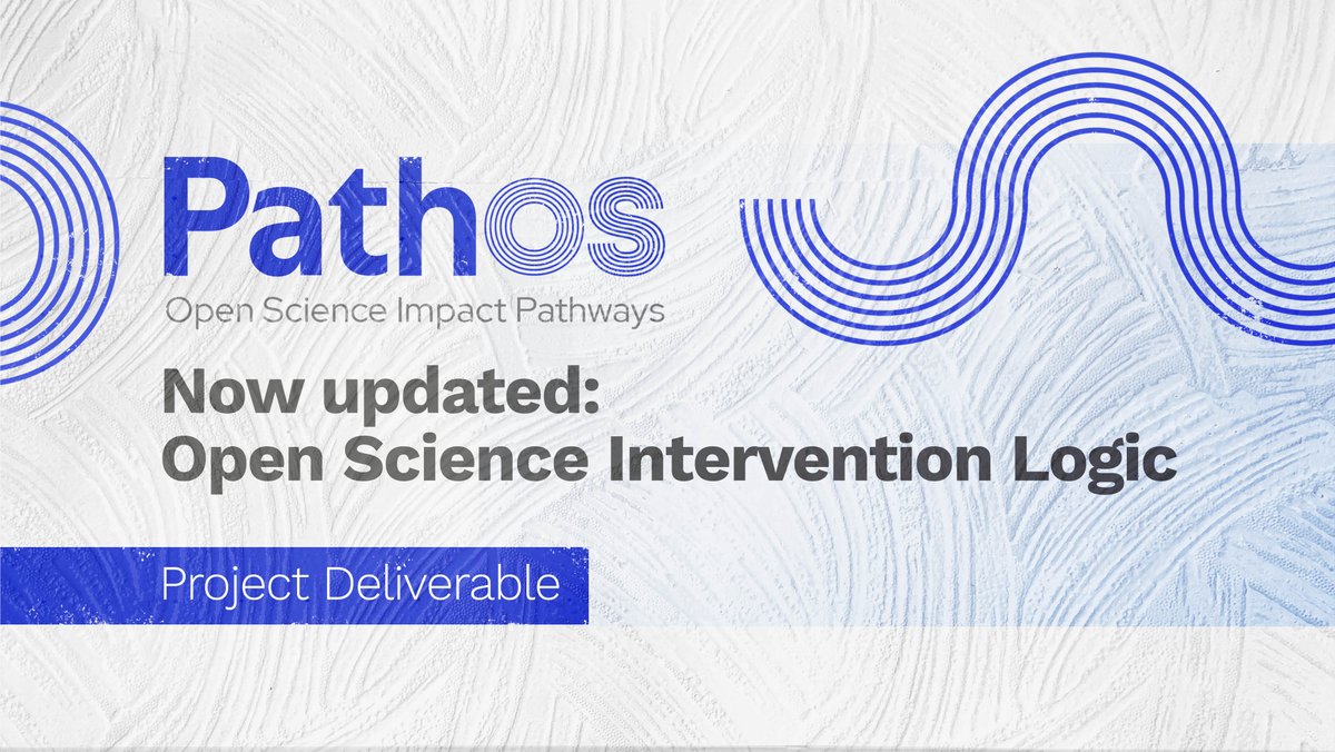 📢Check out our updated #OpenScience Intervention Logic report! This report aims to provide the methodological framework for #OpenScience impact pathways and is now enriched with expert feedback and illustrative examples. ➡️Explore this new version here: bit.ly/3tUUZ3n