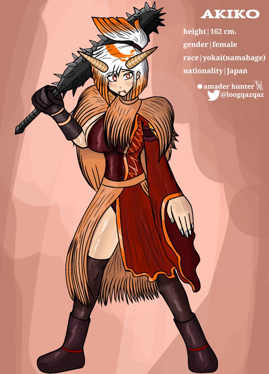loogqazqaz's tweet photo. Akiko 2023 namahage cute
#amader #mythologycreatures #ocjapan #oc #mythologycreaturesoc #yokai #namahage #octh https://t.co/J0FQ0n0xBv