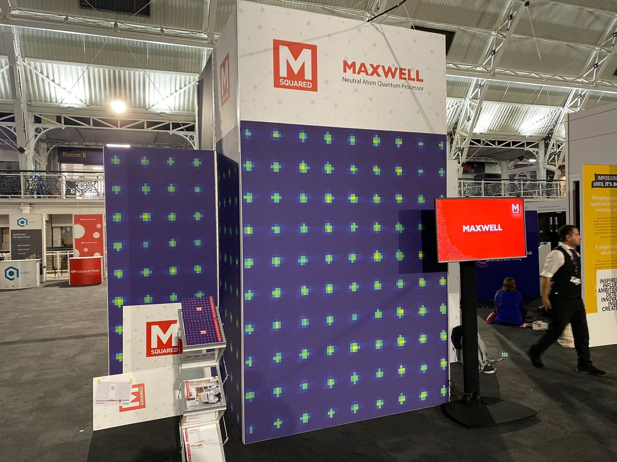 The @m2lasers 400-qubit Maxwell Quantum Computer represents the culmination of years of hard work and innovation. I’m thrilled we are showcasing  this technology at the UK National Quantum Showcase. #QuantumComputing #UKNQTP