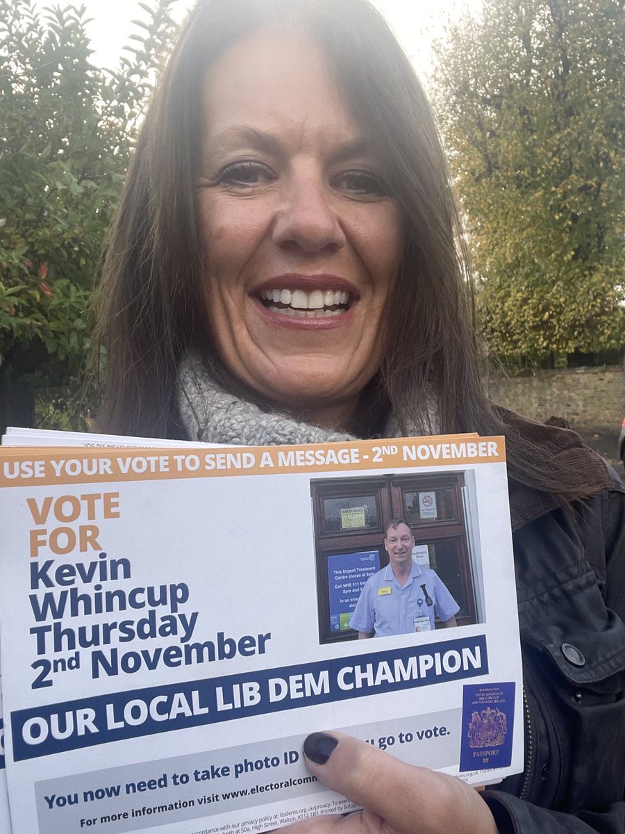 Morning #EastMolesey folk! Don’t forget to vote today in the local by-election! Our ⁦@LibDems⁩ candidate Kevin Whincup is a first responder & local father of 3, passionate re access to local healthcare, campaigning against sewage in Mole &  Thames. ⁦@ElmbridgeLibDem⁩