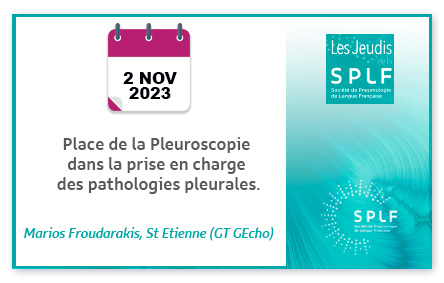 🫁Place de la pleuroscopie dans la prise en charge des pathologies pleurales
👉En direct à 13h : tinyurl.com/4egpp33o
Plus tard en replay et podcast  : tinyurl.com/yxoxqzu2
#pleuroscopie #poumons #pneumologie #thorax
<a href="/gechosplf/">GECHO</a> <a href="/PneumoCphg/">cphg</a> <a href="/ajpo2/">AJPO2 - Jeunes Pneumologues</a>