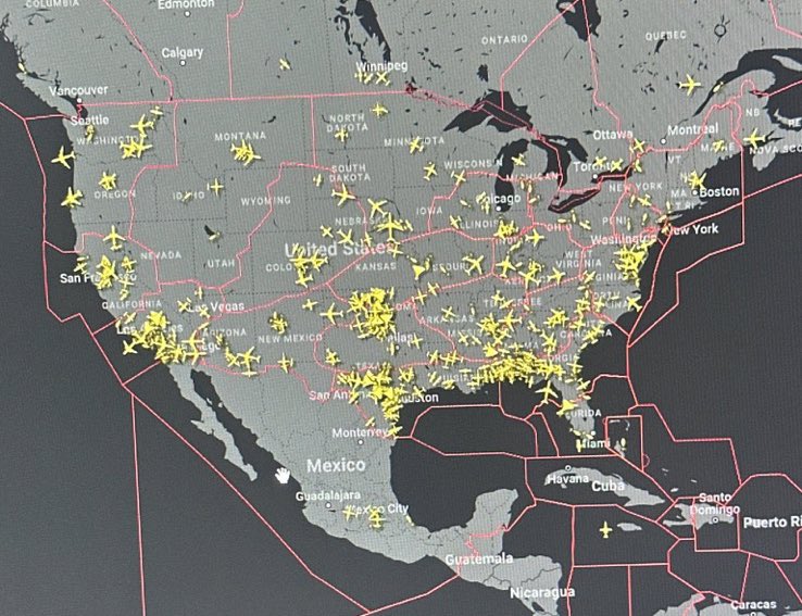 Matt Wallace (@mattwallace888) on Twitter photo ๐จURGENT ALERT: THE PENTAGON HAS DEPLOYED A MASSIVE NUMBER OF MILITARY PLANES ABOVE U.S. AIRSPACE โ ๏ธ
โIโve never seen this many US military aircraft in the sky at onceโ - <a href="/ThisIsKyleR/">Tooth of Jen McCabe ๐ฆท</a>
SOMETHING BIG IS HAPPENING!
๐จ WW3 WARNING ๐จ
This comes only hours after Israel activated ๐จURGENT ALERT: THE PENTAGON HAS DEPLOYED A MASSIVE NUMBER OF MILITARY PLANES ABOVE U.S. AIRSPACE โ ๏ธ
โIโve never seen this many US military aircraft in the sky at onceโ - <a href="/ThisIsKyleR/">Tooth of Jen McCabe ๐ฆท</a>
SOMETHING BIG IS HAPPENING!
๐จ WW3 WARNING ๐จ
This comes only hours after Israel activated