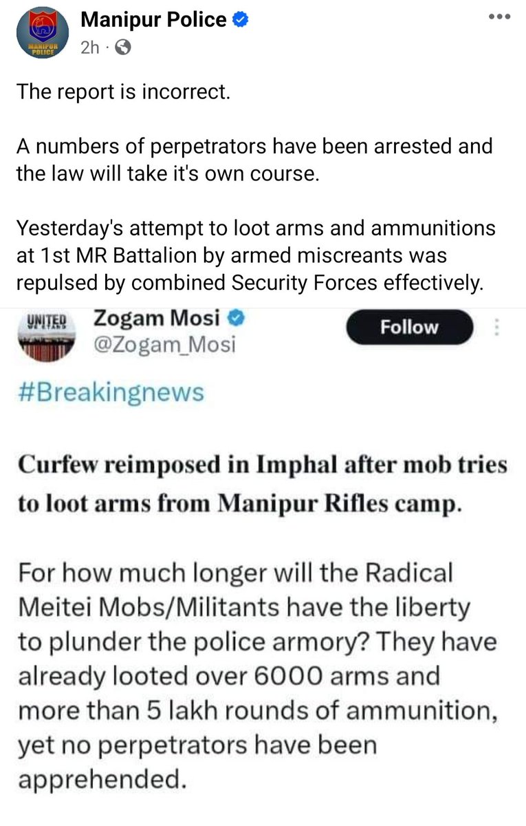 Mangangcha90's tweet photo. Lies have been the foundation of #Kuki Leaders that feed upon their followers. I wonder when kuki people realised that they have been brainwashed n have nothing left what will be their hope? #ManipurViolence was your choice,#Meitei retaliate from your Action! 
#KukiLiesXposed https://t.co/vRWgqXgCI8