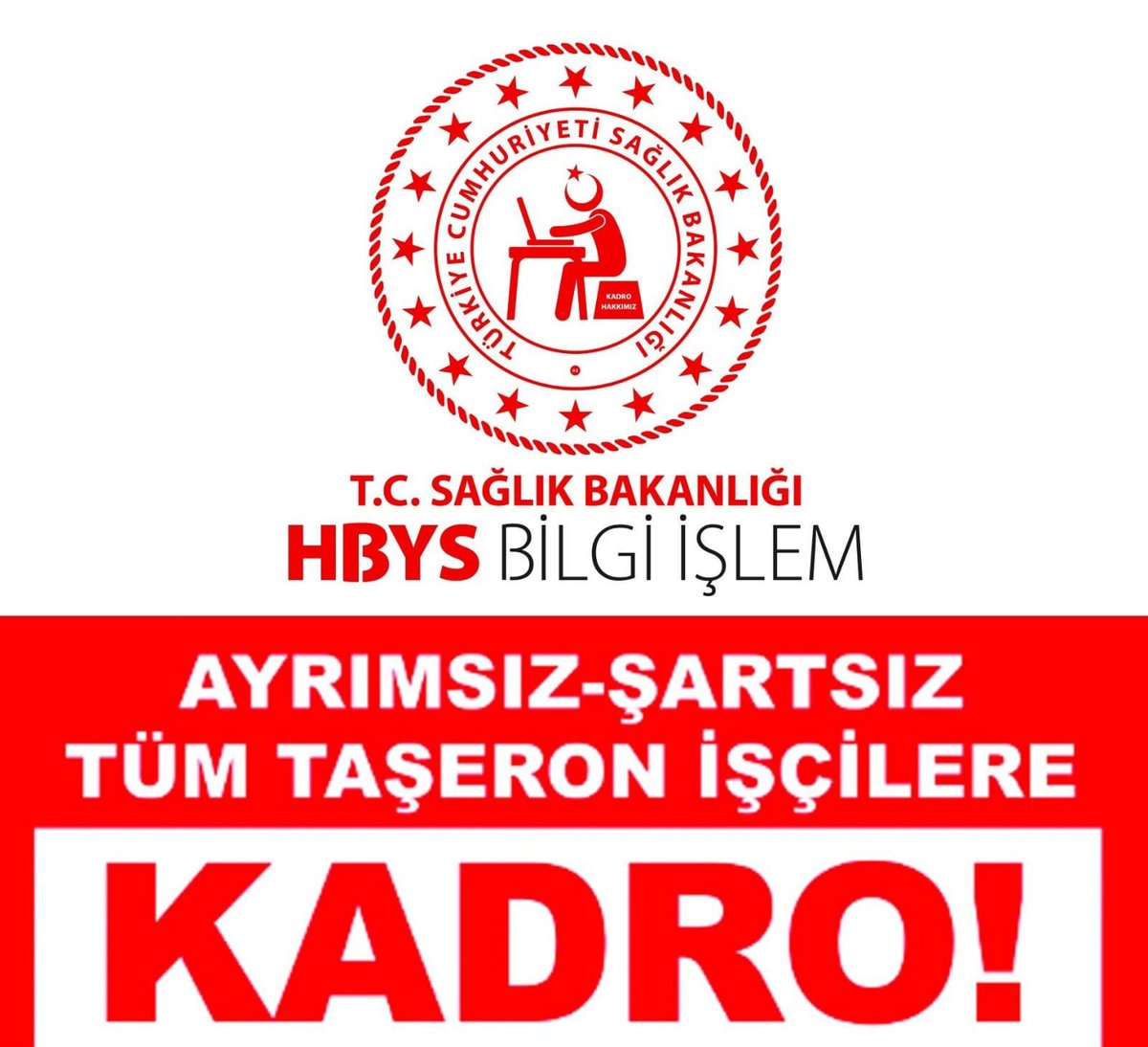 <a href="/muzeyyensevkin/">Dr. Müzeyyen Şevkin</a> Hbys bilgi işlem personellerine verilen kadro sözü tutulmadı taşeron bitmedi