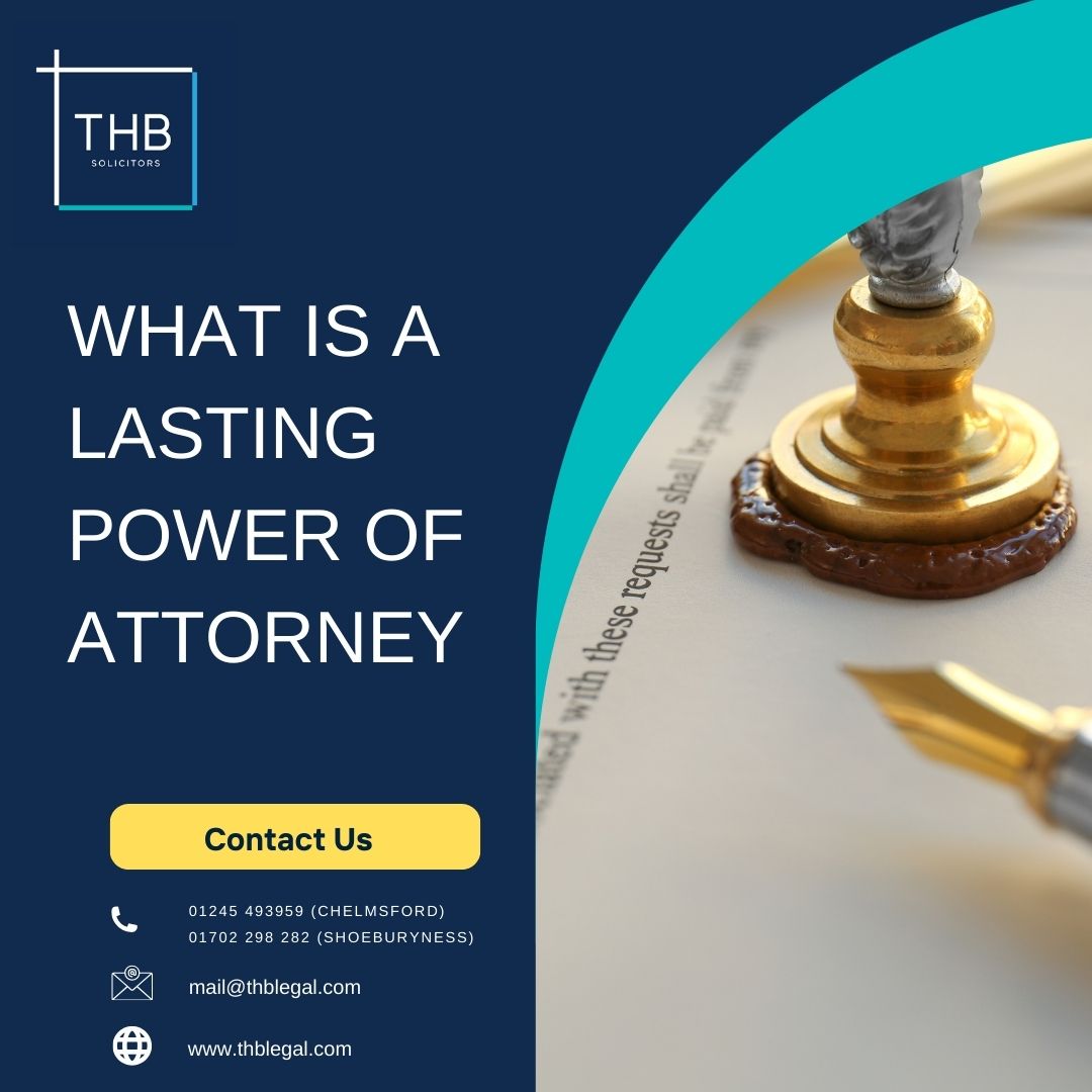 What is a Lasting Power of Attorney (LPA)?  

Read our blog to find out the types of LPAs available, alternatives, the costs and how the THB specialists can help you.

ow.ly/PPTq50PYwBT #LastingPowerofAttorney #LPA #legaladvice #lawfirm