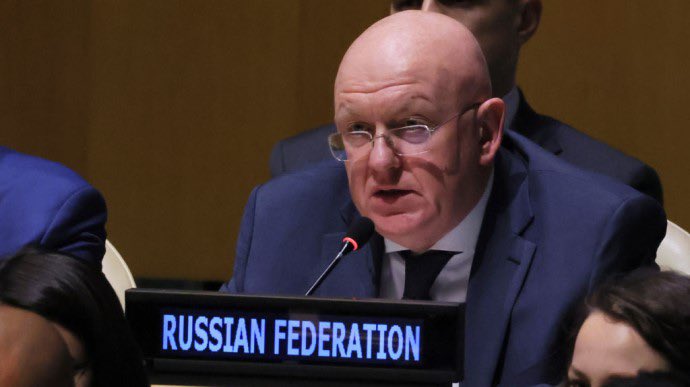 GUnderground_TV's tweet photo. RUSSIA🇷🇺 AT THE UN🇺🇳: Israel does NOT have the right to defend itself

“The only thing they can muster is continued pronouncements about Israel’s supposed right to self defense, although as an occupying power, it does not have that power as confirmed by the advisory opinion of the International Court of Justice handed down in 2004” 

-Russia’s UN Representative Vasily Nebenzya

Despite stating that Israel does not have the right to defend itself, Nebenzya proceeded to state that Israel does have the right to “ensure its security” and “to fight terrorism.” Russia does not consider Hamas to be a terrorist organisation.