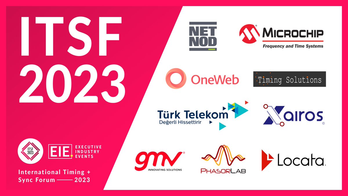 Kicking off the last day of #ITSF2023 we have great presentations from @EutelsatOneWeb @TurkTelekom @NetNod @MicrochipTech @Xairos2 Timing Solutions @Locatacorp Phasor Lab @infoGMV exploring how to strengthen resilience and integrity in timing #timing #sync