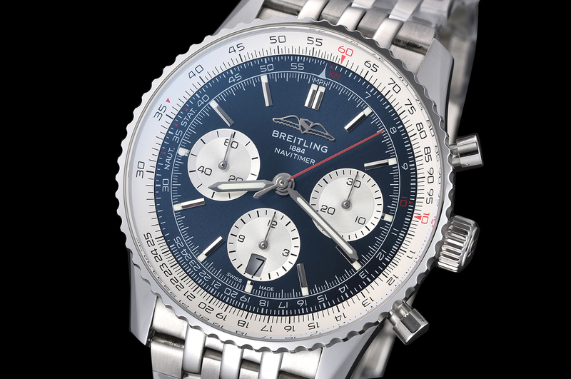 ModernTimeWatch's tweet image. Breitling - Navitimer Chronograph B01 43mm SS/SS Blue/Wht BLS A7750 Mod
wa.me/message/SVGVW2…