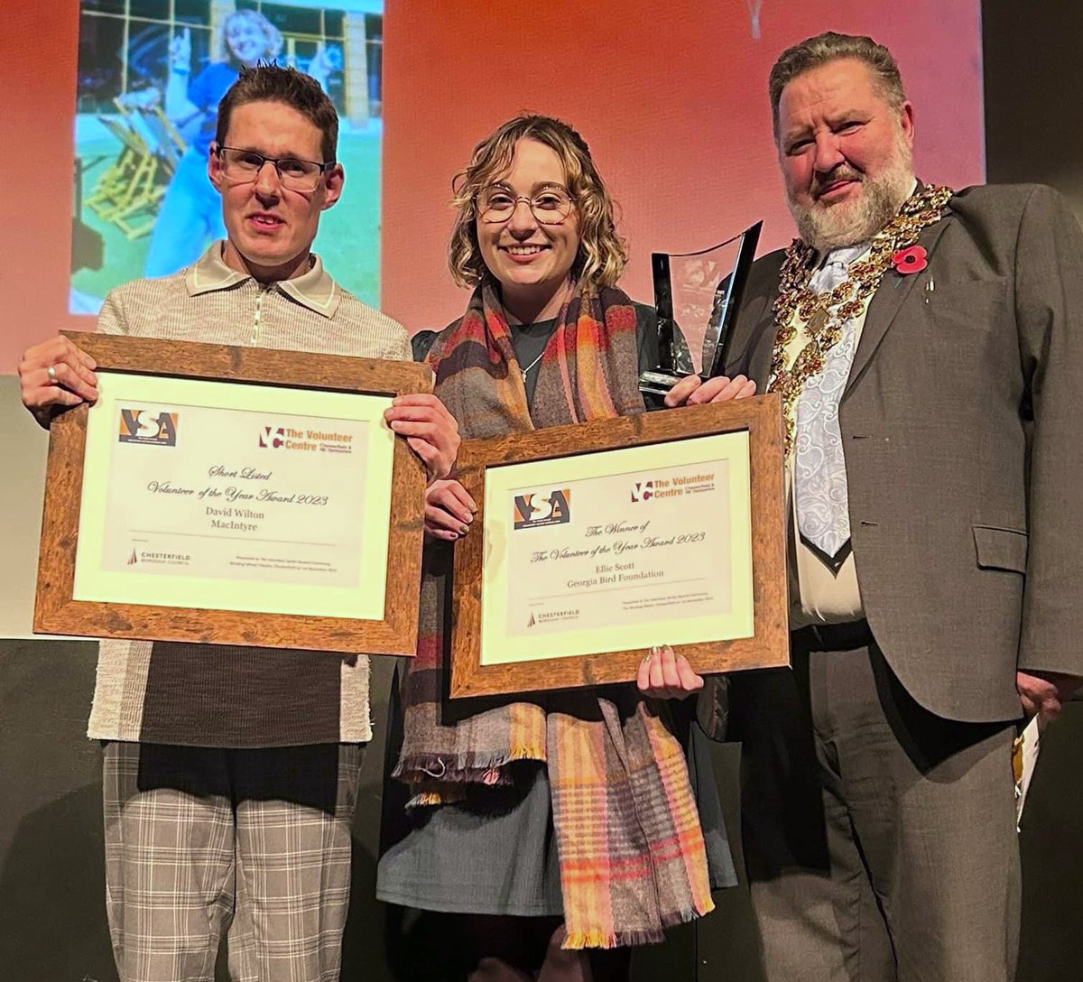 We are celebrating David from <a href="/meetmacintyre/">MacIntyre</a> Swanwick who at a ceremony last night received an award for being shortlisted for Volunteer of the Year Award by #DerbyshireVoluntaryAction. We are very proud of all the work you do David, you are a star ⭐️ 

#communitycounts
