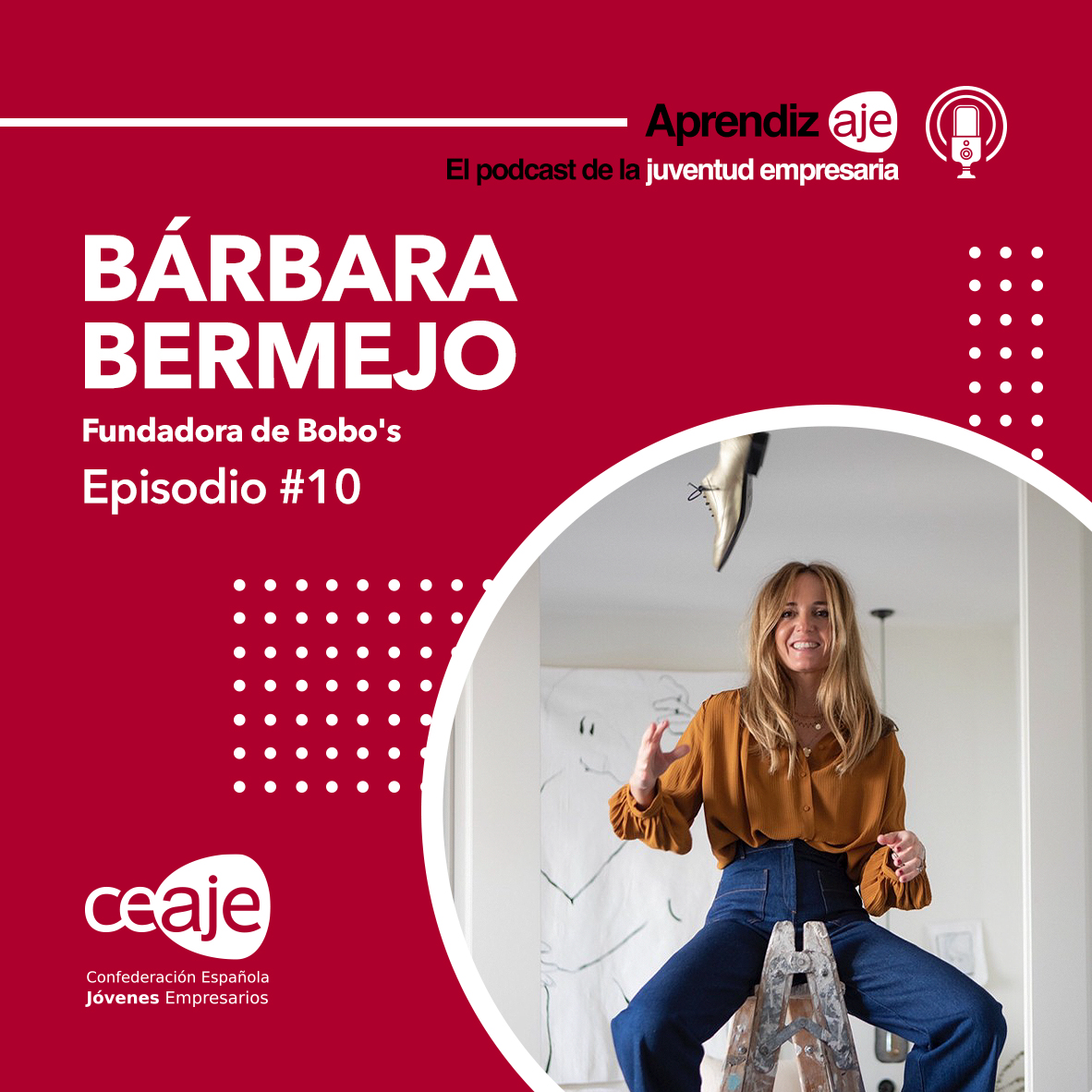 👉Recuerda que ya puedes escuchar el nuevo capítulo de "AprendizAJE", el podcast de la juventud empresaria, con Bárbara Bermejo, fundadora de Bobo's .

open.spotify.com/episode/35bq6g… 

#ceaje #juventudempresaria