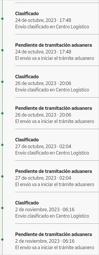 YasT's tweet photo. @CorreosAtiende @CorreosAtiende Esto parece el día de la marmota. Se actualiza el estado del pedido después de una semana y solamente lo hace para volver a la casilla de salida, ¿ya se ha resuelto la incidencia con los envíos en aduanas? https://t.co/2NLKnr52QQ