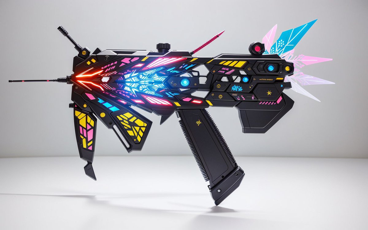 🌸 Reflecting the beauty of Japan in our weapon design. Take a look at this demo image of our weapon in development. A fusion of tradition and future, bringing a fresh breeze to the battlefield. #GameDev #BCG #P2E #FPS #CyberBattle #UnrealEngine5 #NextGenGaming