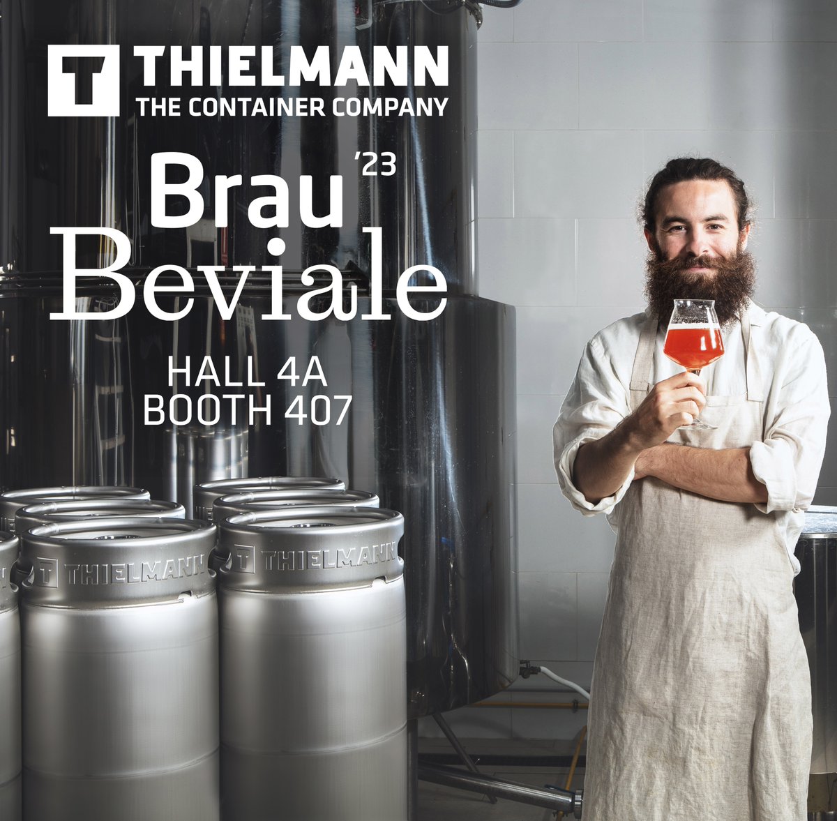 THIELMANN is excited to announce our attendance this year at <a href="/BrauBeviale/">BrauBeviale</a> 11/28-11/30. Come by and say hello to our team if you’d like to find out more about our stainless steel solutions! #stainlesssteel #kegs 

lnkd.in/dh-5vDmS