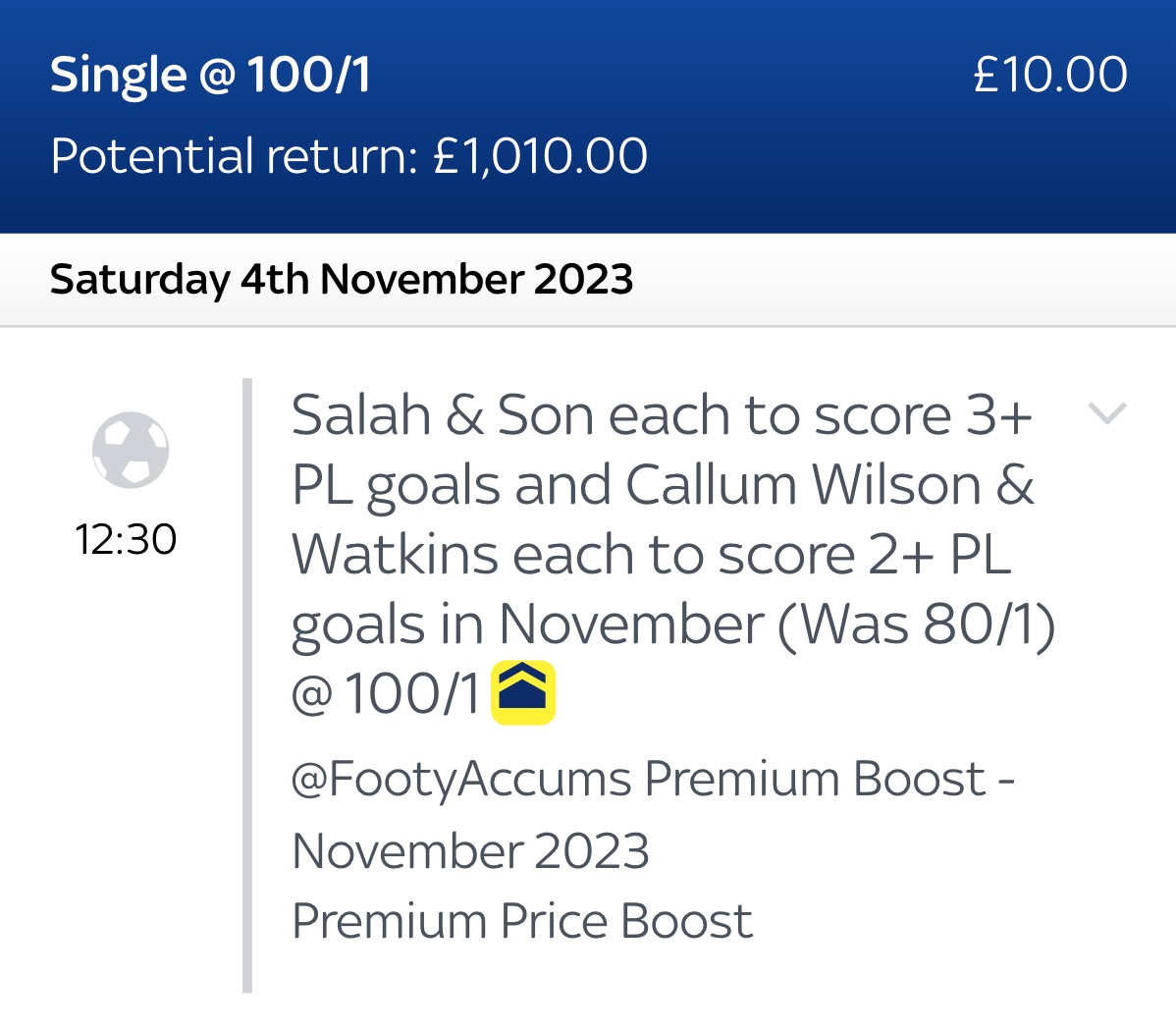 Footy Accumulators tweet media