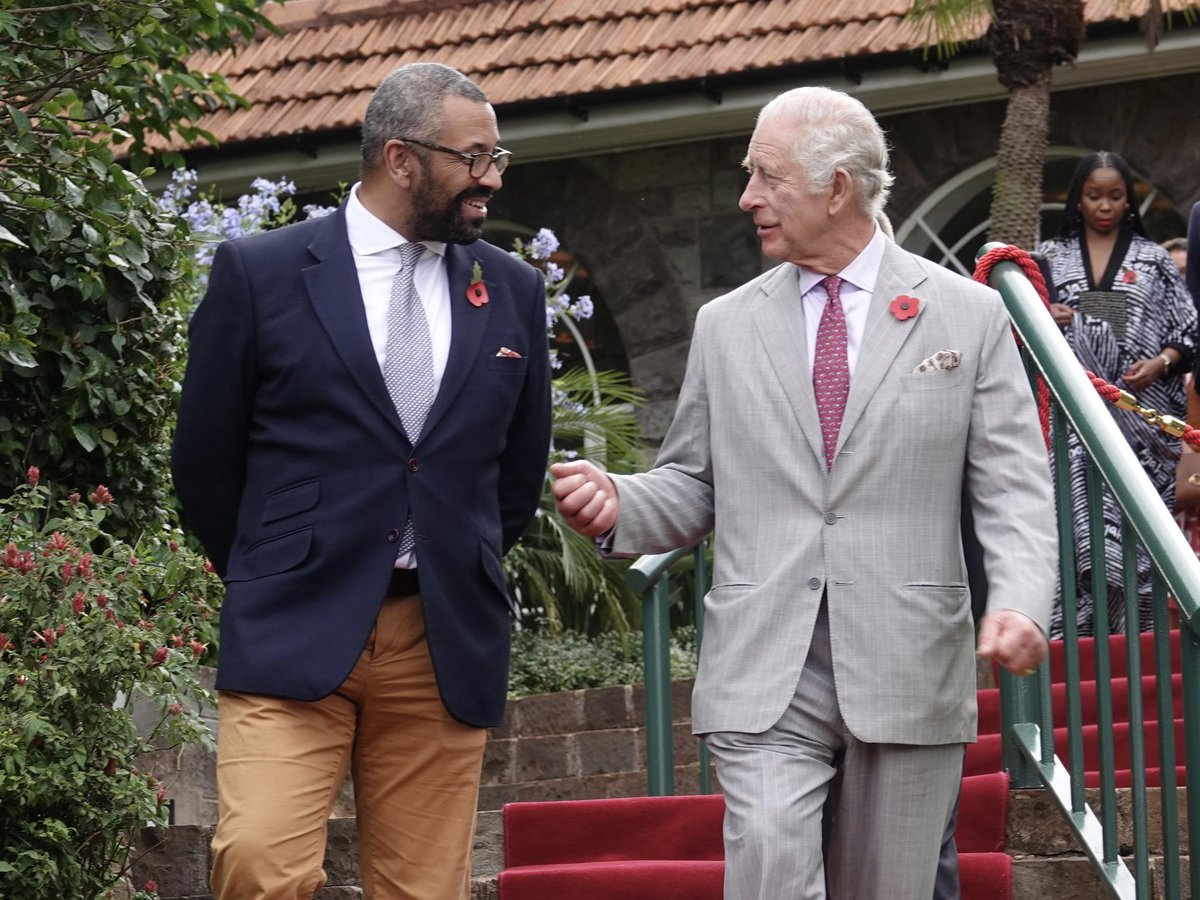 God Save The King. It was an honour to accompany His Majesty on his first State Visit to Kenya.