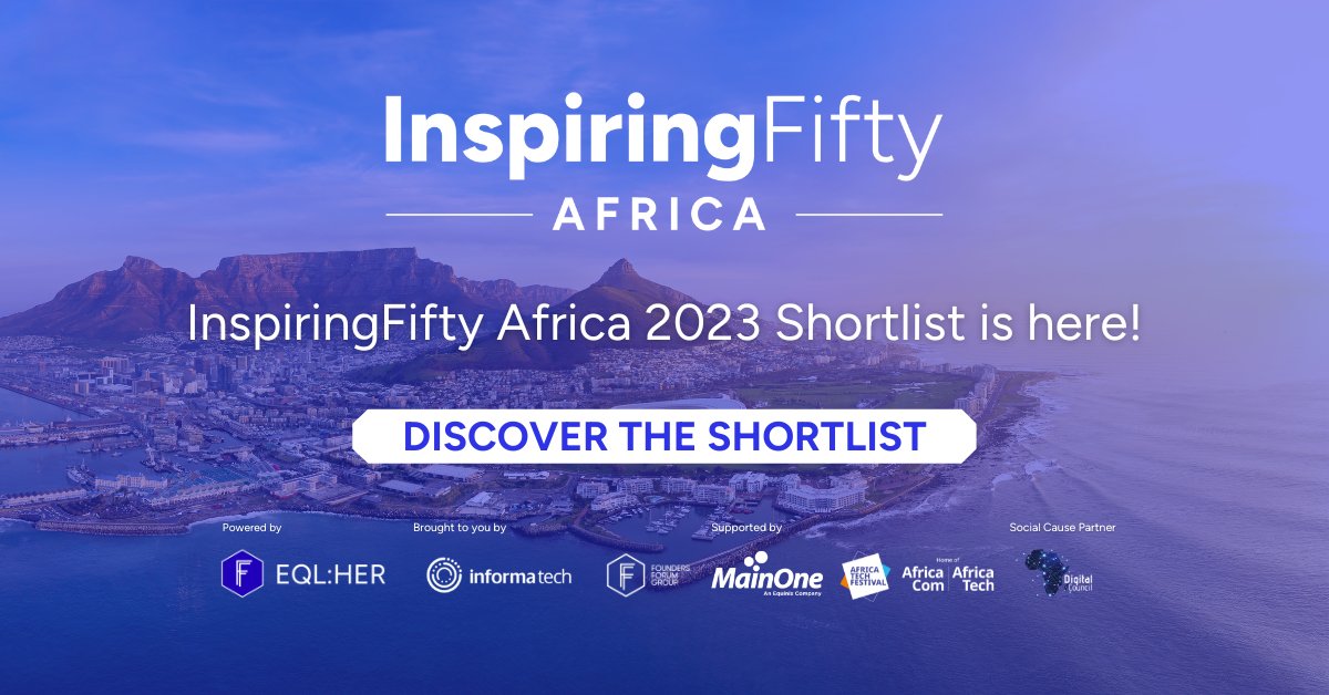 Have you downloaded the #InspiringFiftyAfrica 2023 Shortlist yet? 🤩 

Discover the shortlist of incredible women our esteemed panel of judges has selected to reach the final stage of this year's #InspiringFifty Africa 🙌 

Download the shortlist here spr.ly/6040ue8Us 👈