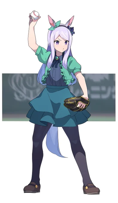 【本日18:00から日本シリーズ第5戦】イラストは昨日復帰登板を果たした湯浅京己投手の投球フォームを真似するメジロマックイーン 