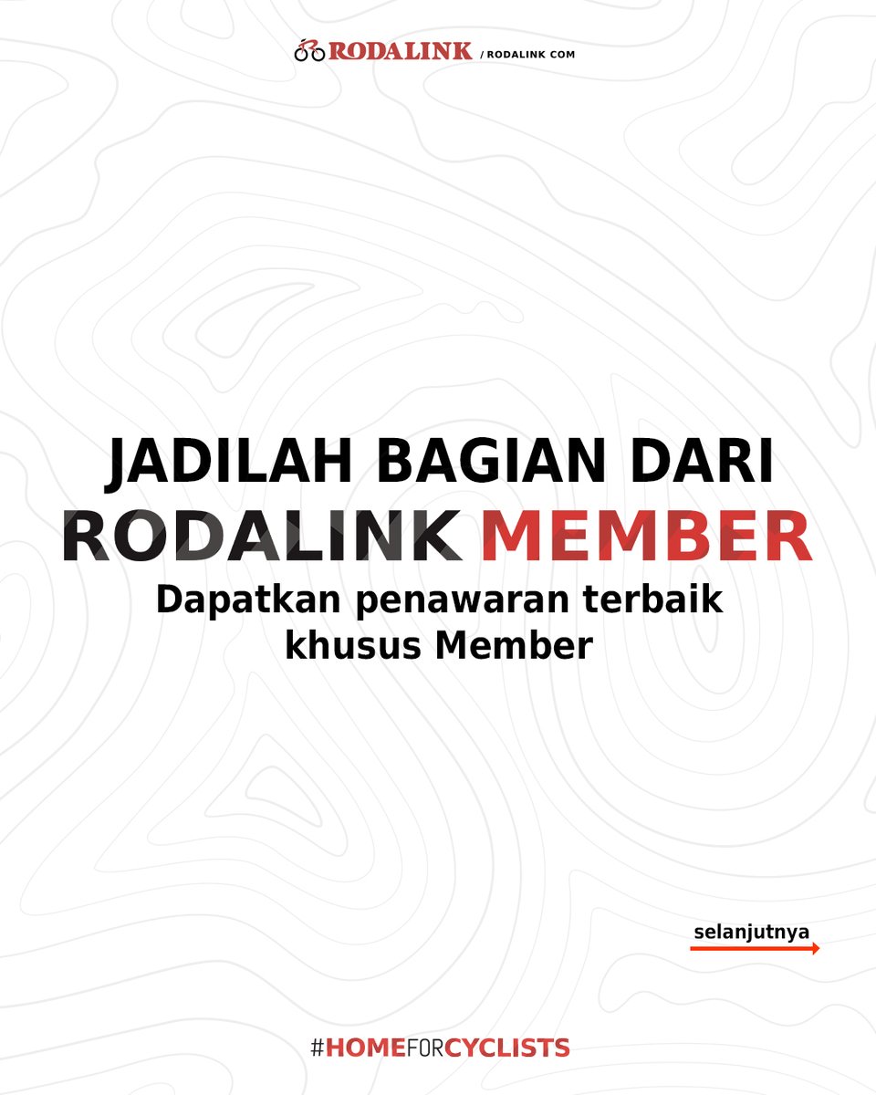 Rodalink_Ind's tweet photo. Hanya dengan 2 langkah kamu sudah bisa menjadi Rodalink Member loh🤗 Dengan melengkapi data kamu akan semakin banyak dapat keuntungannya!

Daftar di sini: https://t.co/9ajpqAkzVi

#rodalinkindonesia 
#homeforcyclists 
#rodalinkmember https://t.co/k9Bep03nL1