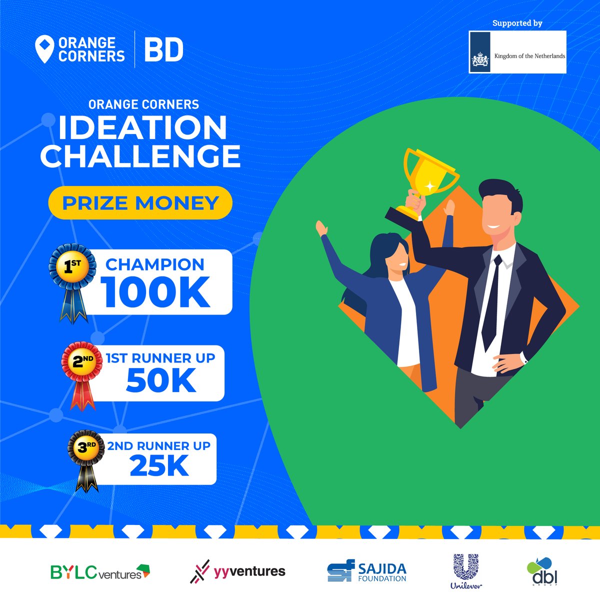 Dream big, win big! 💰✨ Start brainstorming your innovative ideas for a chance to win big! Apply by clicking the link below ⬇️ 
forms.gle/QEv6RC8zKftzcG…

More about the challenge and future updates can be found on the event page here: fb.me/e/501CP2dCZ