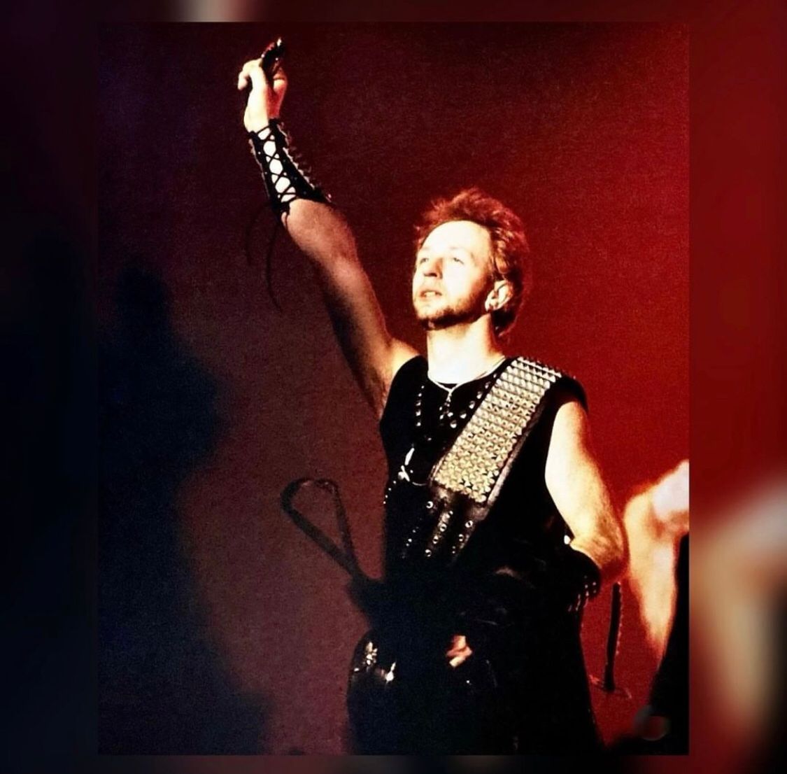 Write a caption…”armour &amp; light”🤘😈🎤🔉🛡