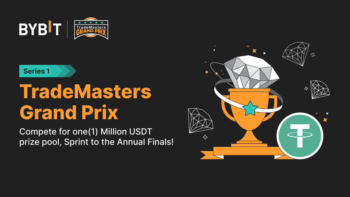 🚀🏆 Now Live: Join TradeMasters Grand Prix-Series1! 

Compete with top traders for a chance at the 1,000,000 USD prize pool, an $800 $USDT welcome bonus, and year-end gala tickets! 🎟️🎉

Sign up NOW 👉 i.bybit.com/1abHahbg

#BybitVIP