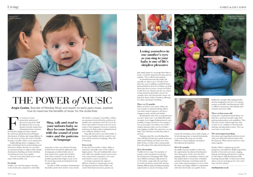 Angie Coates, Founder of Monkey Music and expert on early years music, explores how to maximise the benefits of music for the under-fives.
#MonkeyMusic #ThePowerofMusic #EarlyYears