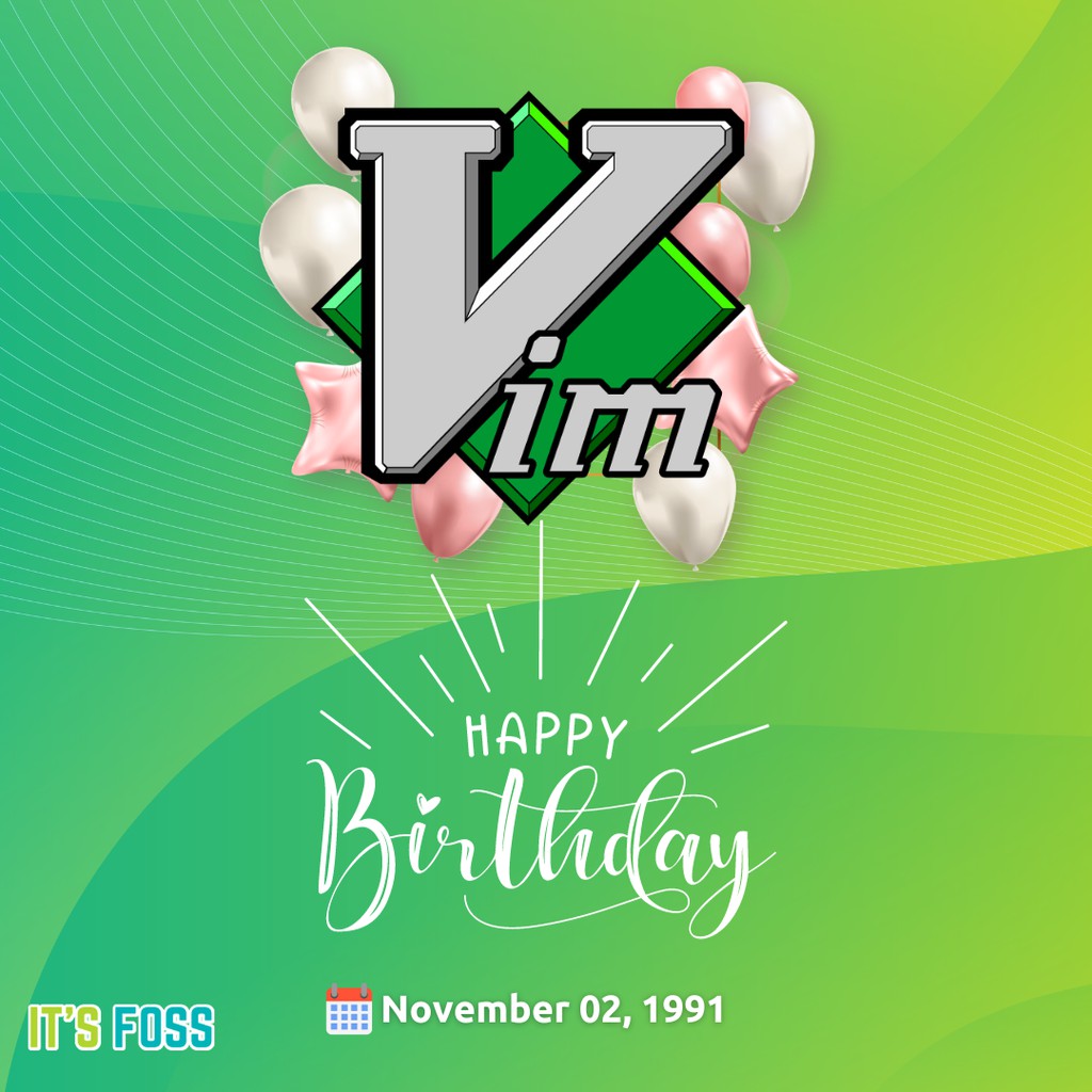 itsfoss2's tweet image. Vim turns 32 today! 🎂 🐧 

Share your experience with Vim 🙂

#opensource