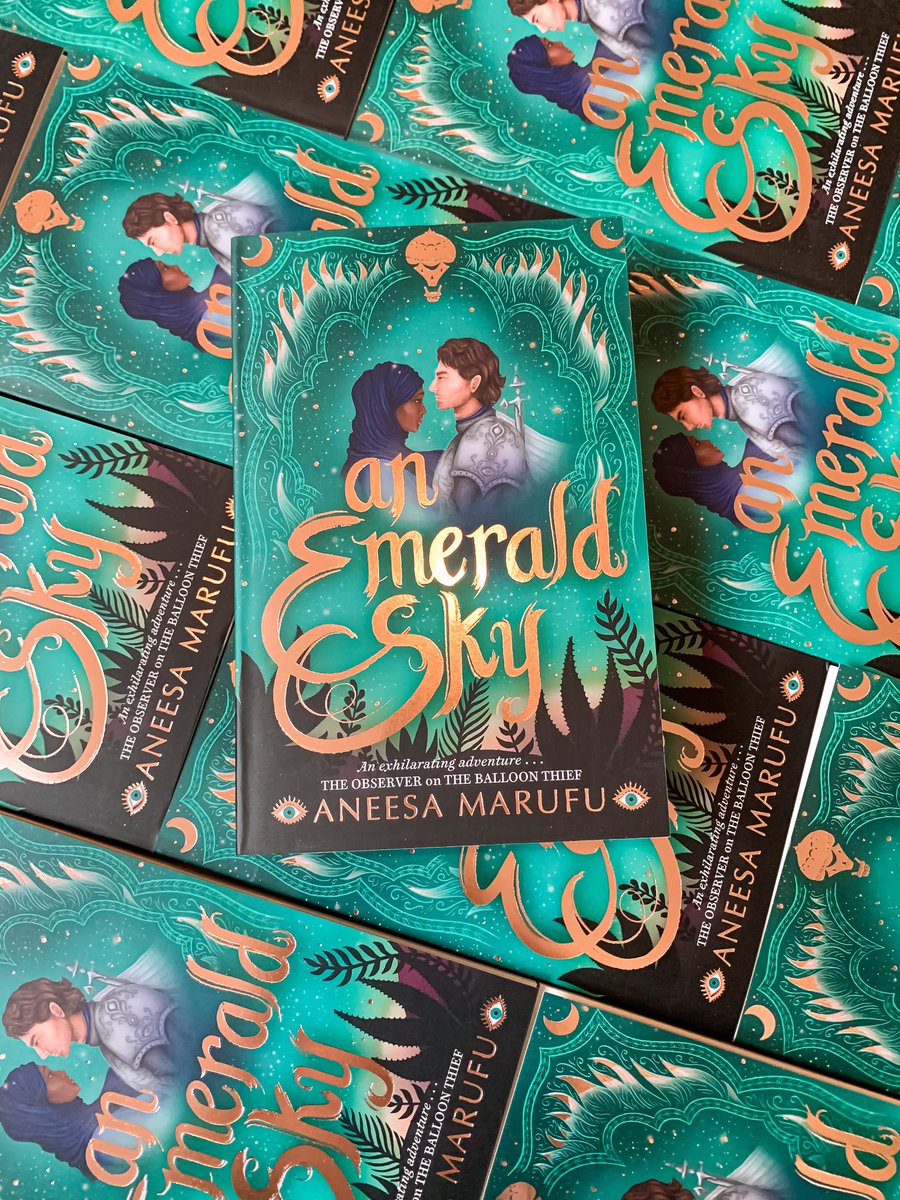 These GORGEOUS copies of AN EMERALD SKY by <a href="/AneesaMarufu/">Aneesa Marufu</a> have landed in the office and we are in love! 😍

Pre-order your copy here👉: loom.ly/bNc2CpA