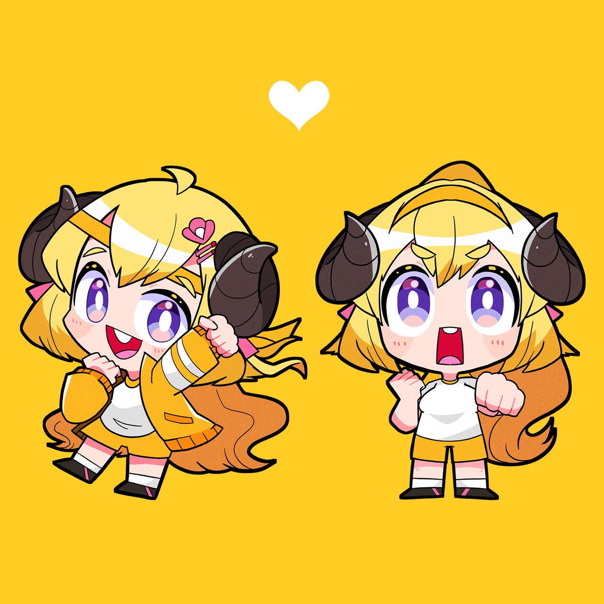 tsunomaki watame sheep horns horns blonde hair sheep girl 1girl jacket purple eyes  illustration images