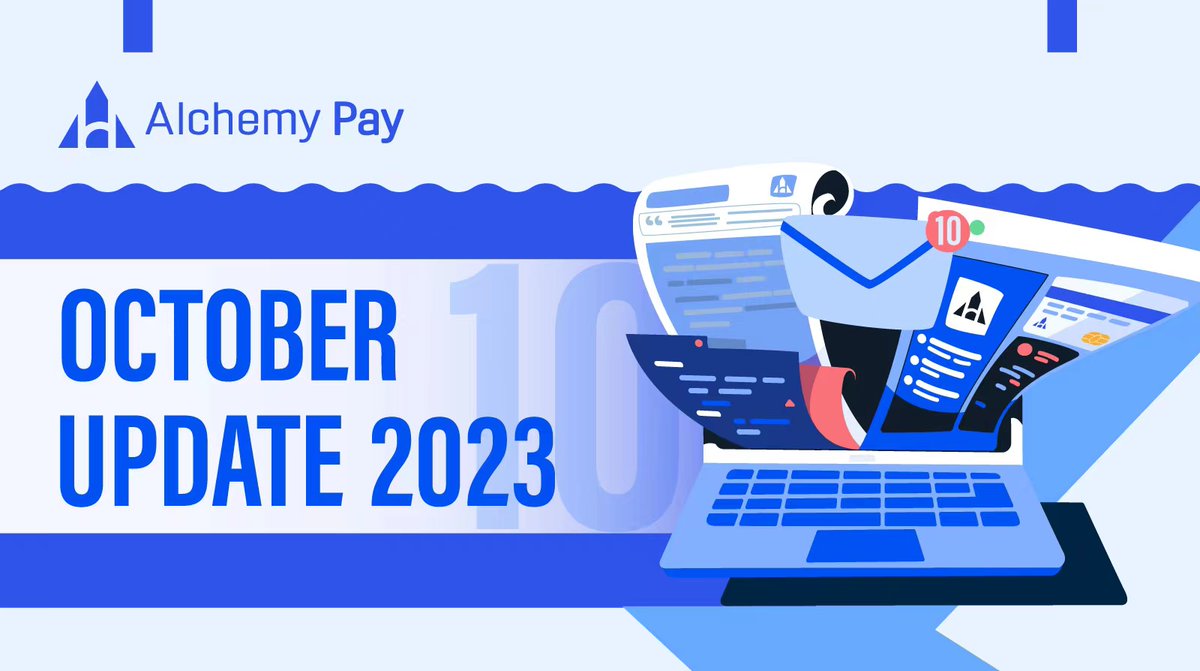AlchemyPay's tweet photo. Exciting news! 🔥 #AlchemyPay's October update blog is live! Discover the latest developments in crypto payments, product updates, actions in Turkey, marketing collaborations, AMAs, and more. Don't miss out! Check it out now:

https://t.co/nIcJzo7GFj

$ACH https://t.co/gPRkBF0x6U