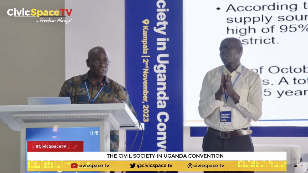 jeffsimbrown's tweet image. In his keynote speech, @FredMuhumuza8 notes that CSOs need to be empowered by gov’t as they do the crucial work of service delivery especially for the less advantaged Ugandans. 

▶️ youtube.com/live/yFP7avDYG…

#CSOConvention2023
#CivicSpaceTV
#CSOConventionUG