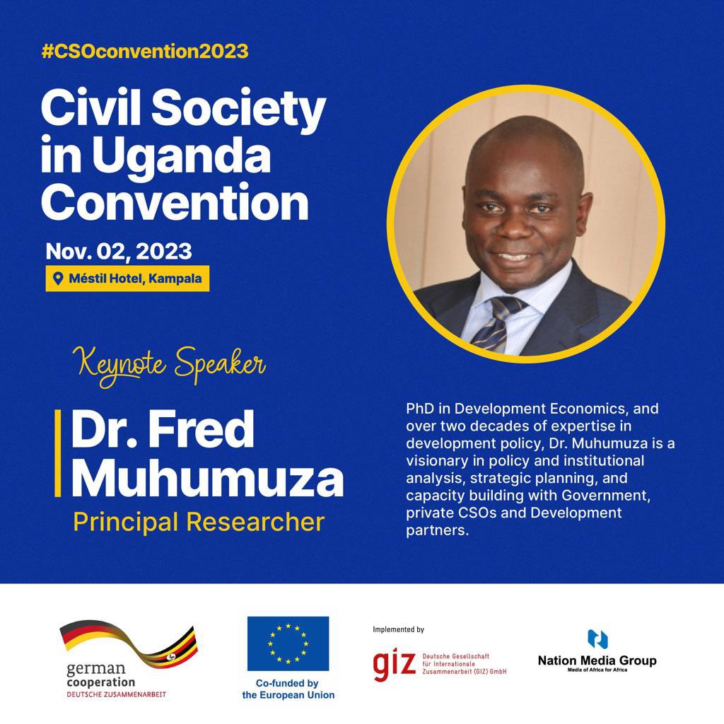 jeffsimbrown's tweet image. In his keynote speech, @FredMuhumuza8 notes that CSOs need to be empowered by gov’t as they do the crucial work of service delivery especially for the less advantaged Ugandans. 

▶️ youtube.com/live/yFP7avDYG…

#CSOConvention2023
#CivicSpaceTV
#CSOConventionUG