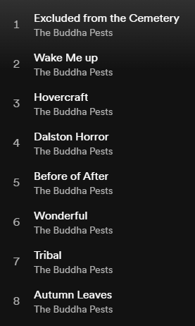 #ListenToMusic and #stream Excluded from the Cemetery by @TheBuddhaPests . Available on all music digital stores worldwide open.spotify.com/album/6UUhScYn… @MAKEMyDay_music @streamondistro #indiemusicians #IndieArtists #artistsupport @Spotify @PhoenixRecord13 @PDerzbach