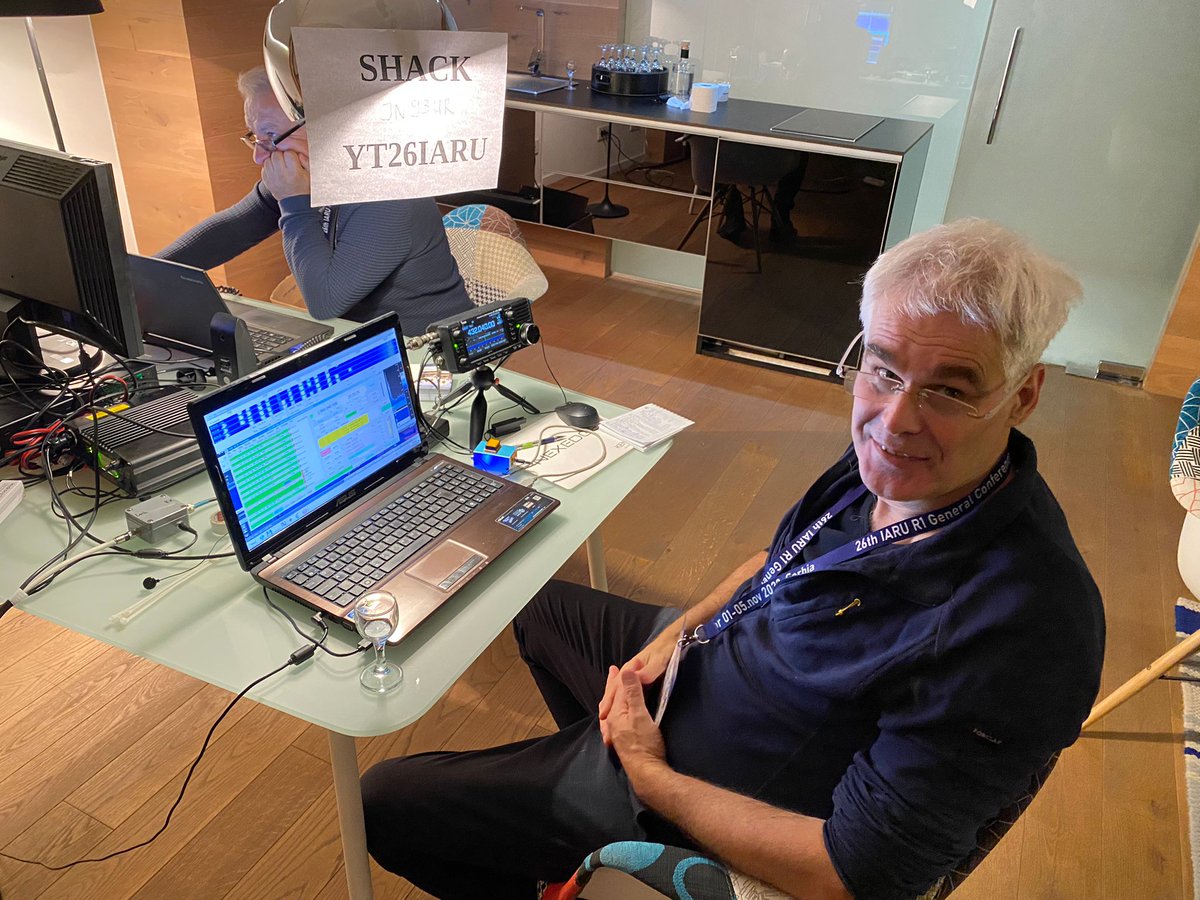 pe1itr's tweet photo. Had fun making contacts on #QO100 satellite  as YT26IARU and YU/PE1ITR. @IARU_R1 https://t.co/Hf5VXktH1V