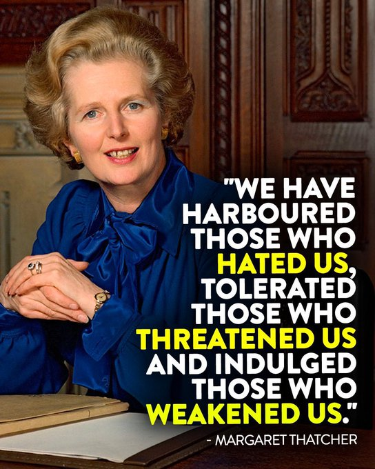 If only Baroness Thatcher was in charge.
