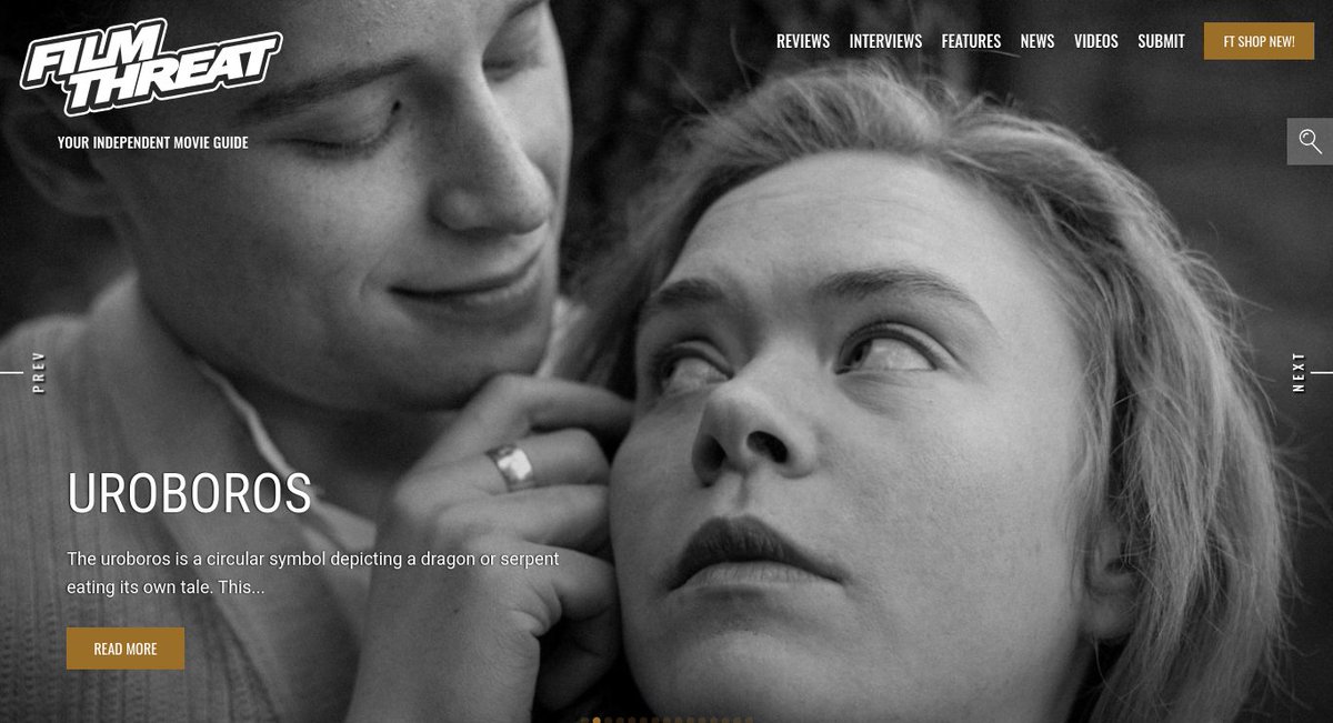 FilmThreat's tweet image. “…in an extreme move, he has Moira committed to a mental hospital.” Alan Ng is captivated by Uroboros.
filmthreat.com/reviews/urobor… #SupportIndieFilm #Urboros #Short #Horror