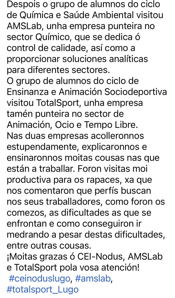 IESMonteCastelo's tweet image. #ceinoduslugo, #amslab, #totalsport_Lugo #iesmontecastelo