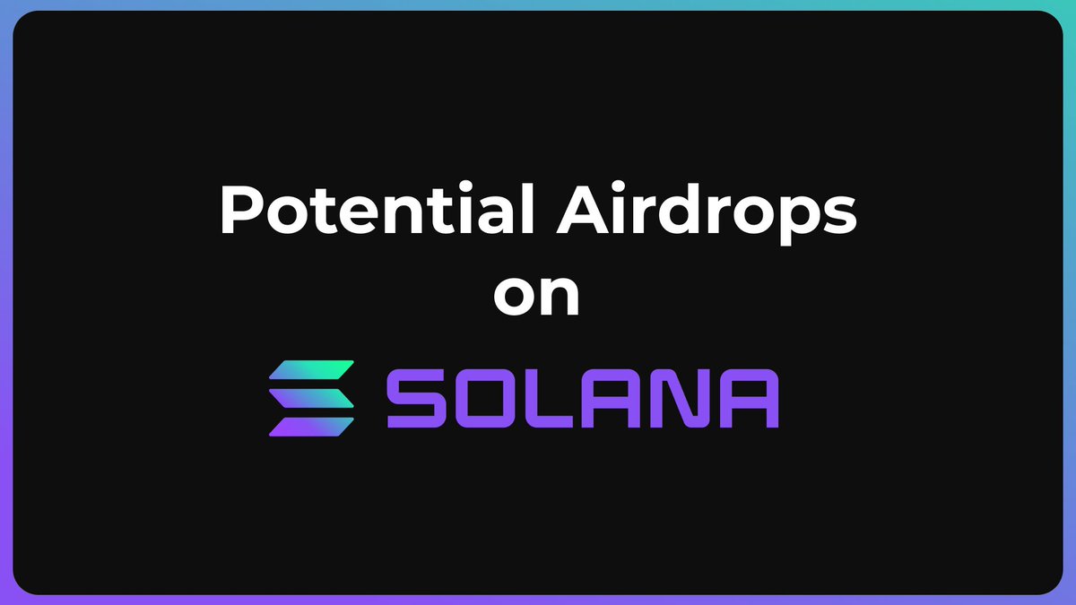 Exploring 5 Solana projects without a token yet, and the possibility of future airdrops when they introduce their tokens.

A thread 🧵