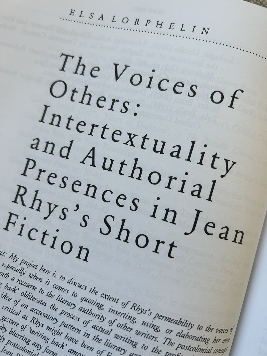 ELorphelin's tweet photo. First hardback publication, and by @routledgebooks no less! So thankful I was part of that Rhys adventure, I still cherish the memory of that brilliantly organized, thought-provoking conference in Paris back in 2018. https://t.co/3PUE7PbYZC