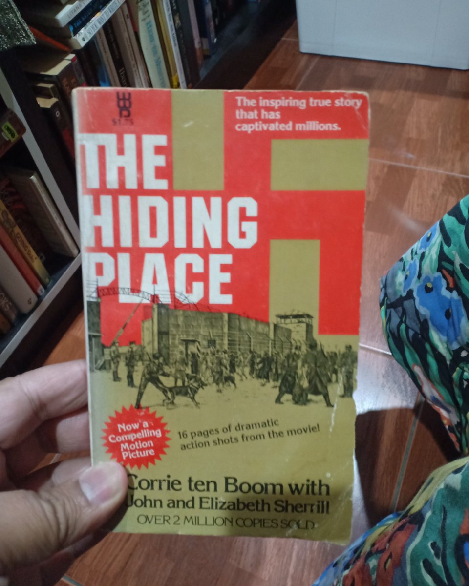 I read 'The Hiding Place' by Corrie ten Boom, an autobiography about a Dutch Watchmaker who became an anti-Nazi heroine and survivor. 

It's a good story.

#iartg, #bookblogger, #bookreviewer, #book, #bookreviews, #thehidingplace,  #corrietenboom