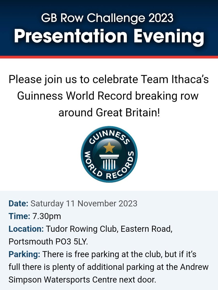 A chance to honour the extraordinary achievement of Team Ithaca, who set a new world record for the fastest female team around Great Britain. Come along and hear their story! Please RSVP to admin@gbrowchallenge.com by Friday, as numbers are limited.