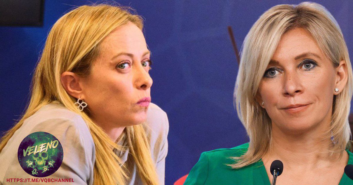 LadyAfro17's tweet photo. 2 novembre 2023, Russia - Italia
MARIA ZAKHAROVA INSEGNA LA STORIA A GIORGIA MELONI
Meloni come i fuori onda di Gianbruno: Zakharova senza peli sulla lingua.
#2novembre #Russia #Italia
#Zakharova #GiorgiaMeloni
#Europa #EurasiaNews
#VovanLexus
https://t.co/pFuXluzzs7 https://t.co/SKWmP4IS36